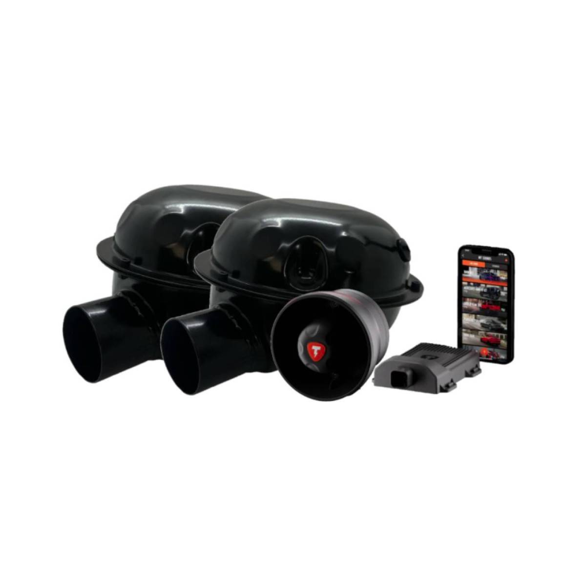 Rebel THOR Electronic Exhaust - Twin Speaker with Echo Speaker