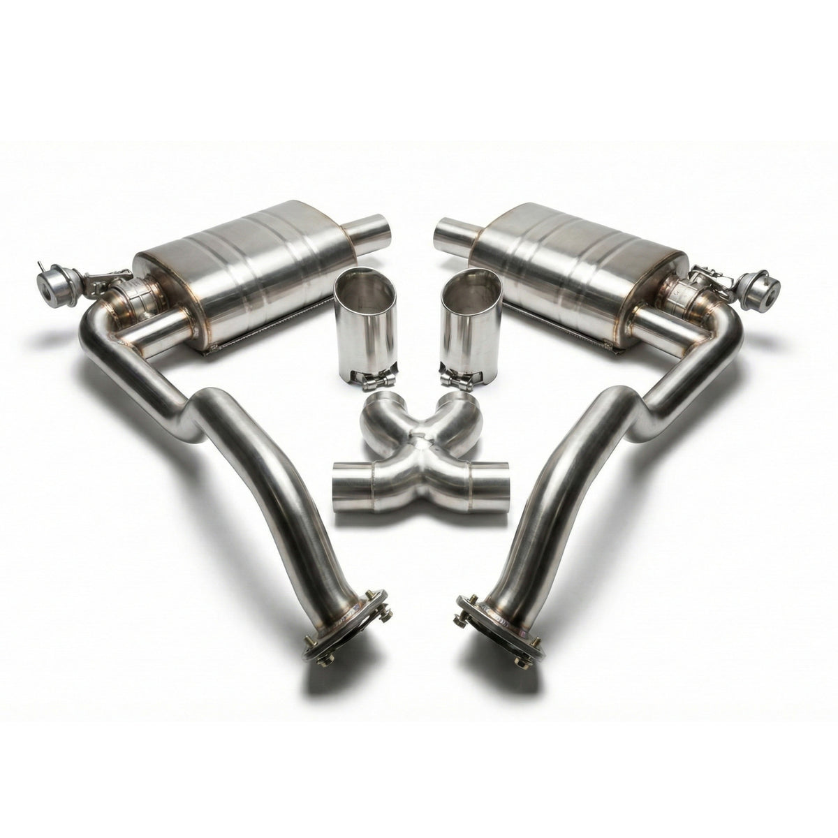 Rebel Performance Porsche Cayman (987.1) Valved Stainless Exhaust