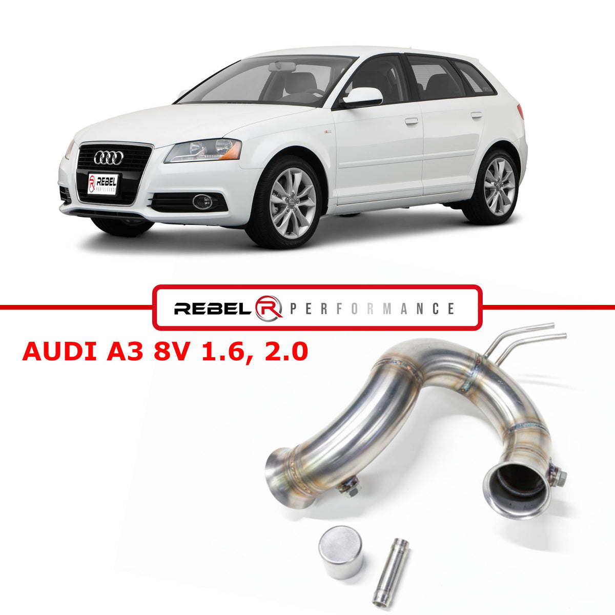 Downpipe AUDI A3 8V 1.6, 2.0 TDI