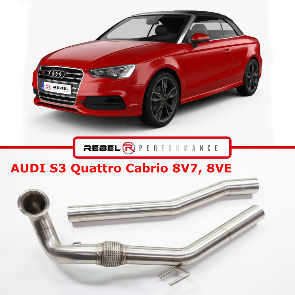Downpipe AUDI S3 Quattro cabrio 8V7, 8VE +CATALYST