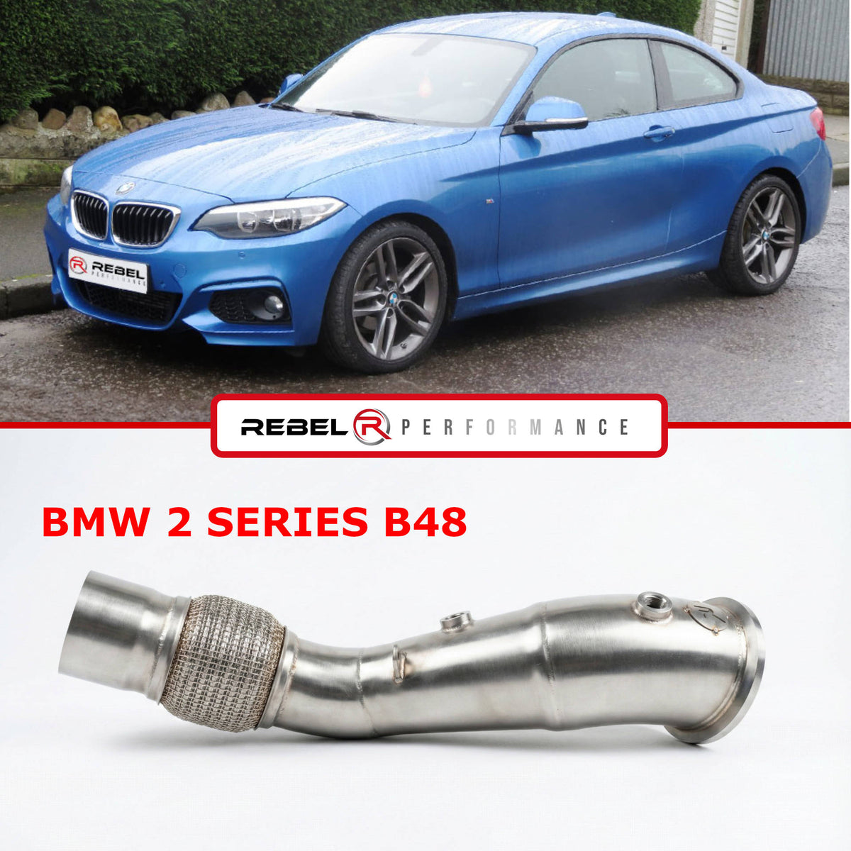 Downpipe BMW F22-F23, F22-F23 LCI 220i, 230i B48