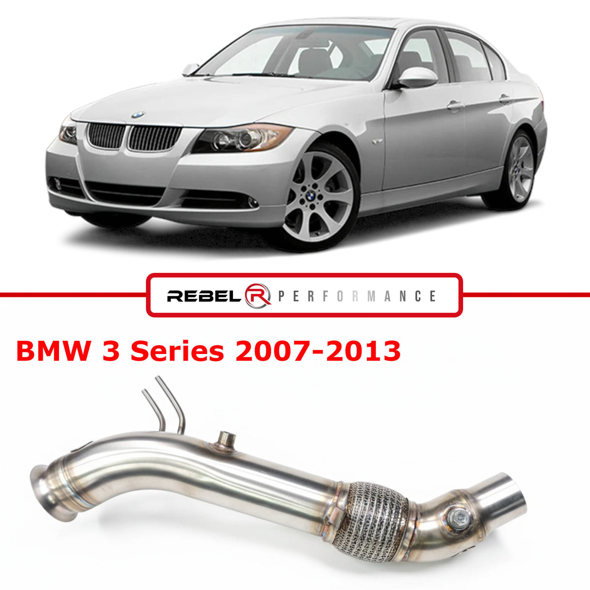 Downpipe BMW E90, E91, E92, E93 316d, 318d, 320d N47