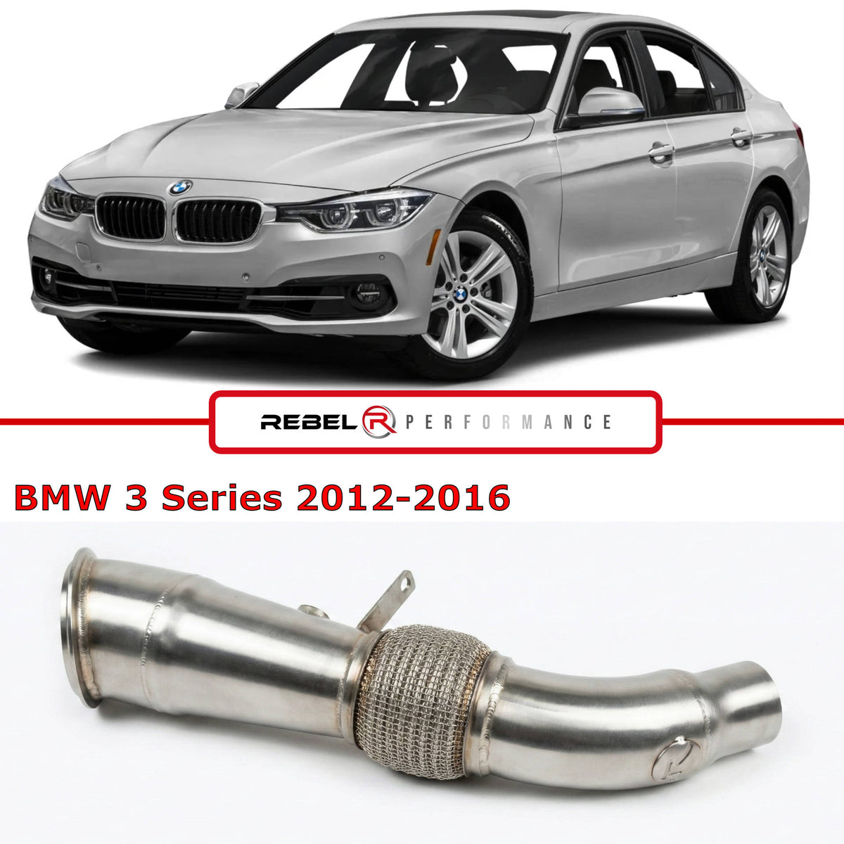 Downpipe BMW F30, F31, F34 320i, 320ix, 328i, 328ix N20
