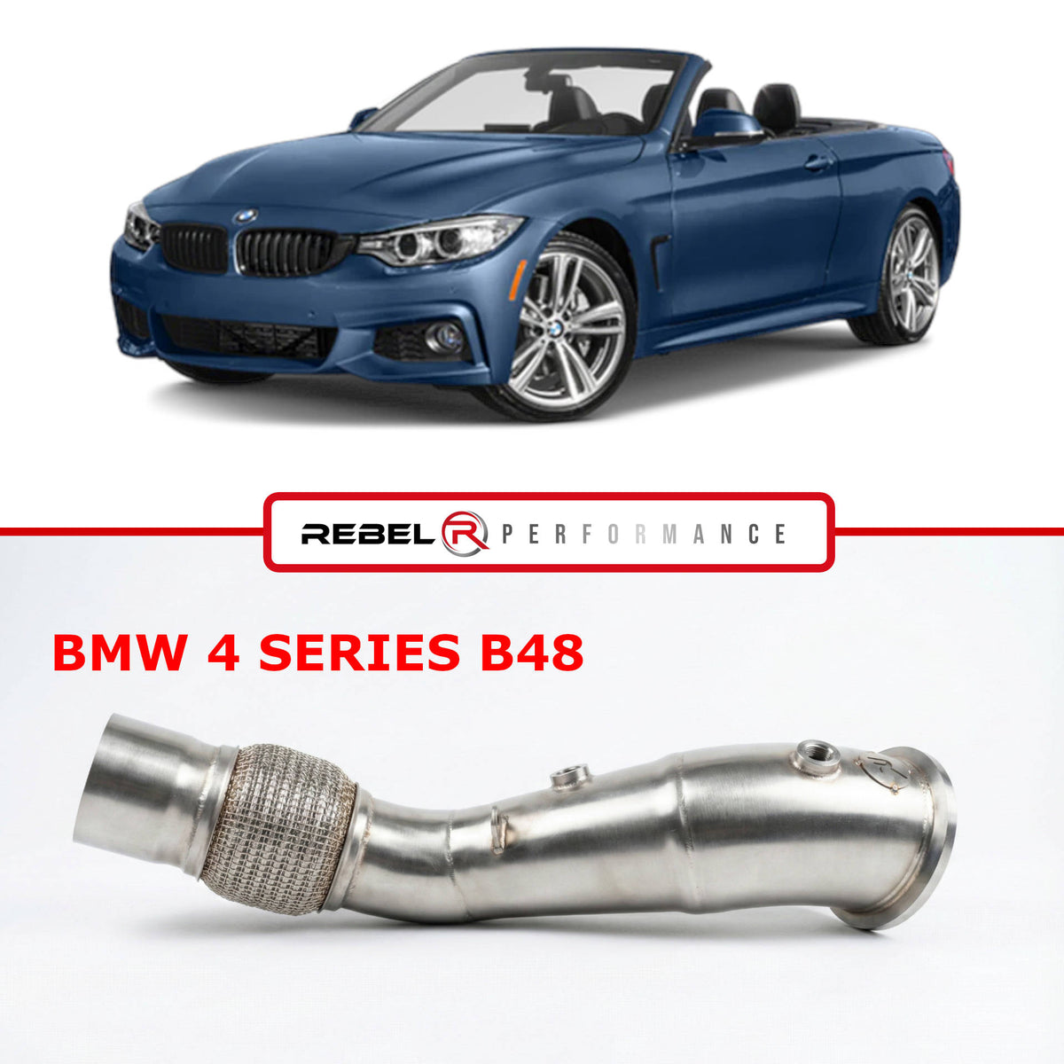 Downpipe BMW F32, F33, F36 LCI 420i, 420ix, 430i, 430ix B48