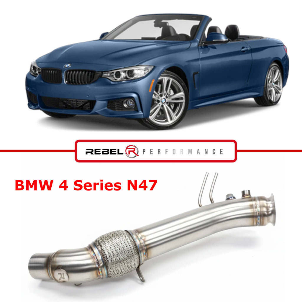 Downpipe BMW F32, F33, F36 418d, 420d/dx, 425d N47N, N47S1 +CATALYST