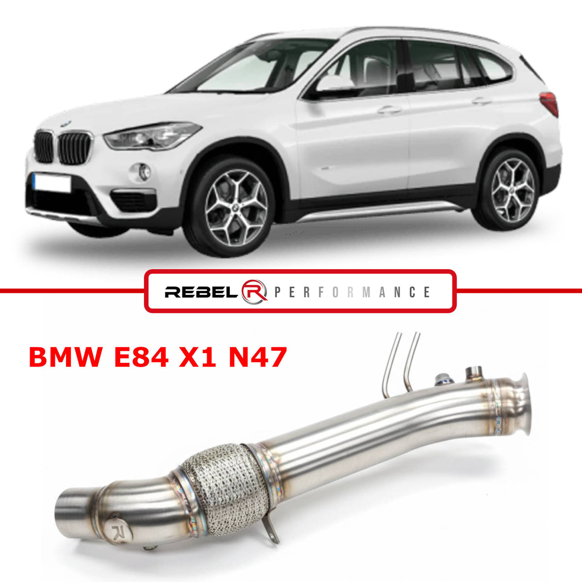 Downpipe BMW E84 X1 18d, 20d N47