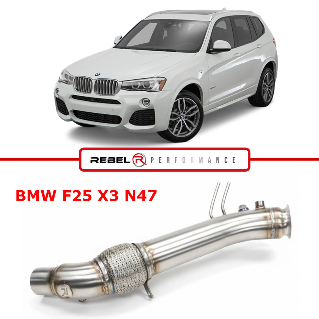 Downpipe BMW F25 X3 18d, 20dx N47N, N47S1 +CATALYST