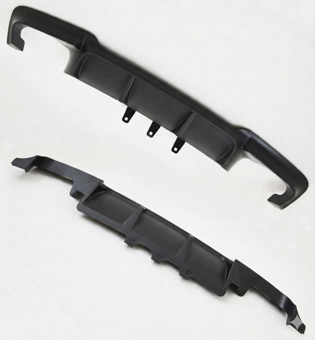 F10/F11 M-Sport Quad Diffuser Upgrade – 3D Design – ABS Plastic