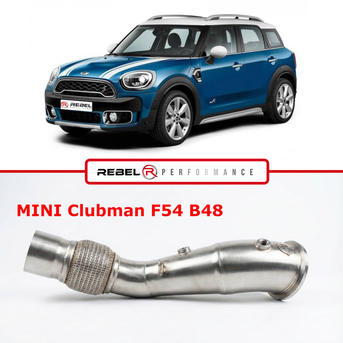 Downpipe MINI Clubman F54 B48