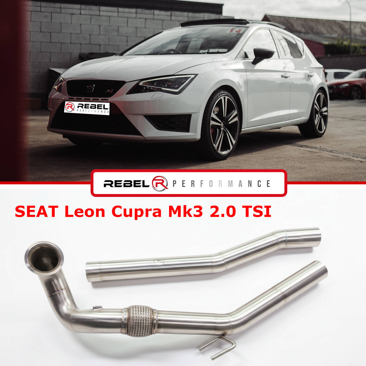 Downpipe SEAT Leon Cupra Mk3 2.0 TSI + CATALYST