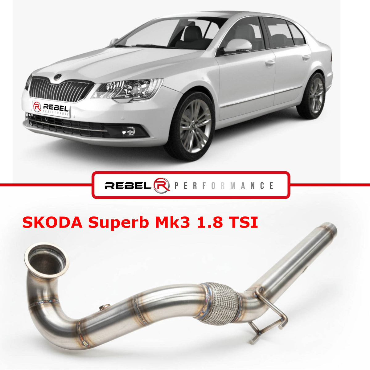 Downpipe SKODA Superb Mk3 1.8 TSI