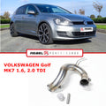 Downpipe VOLKSWAGEN Golf MK7 1.6, 2.0 TDI