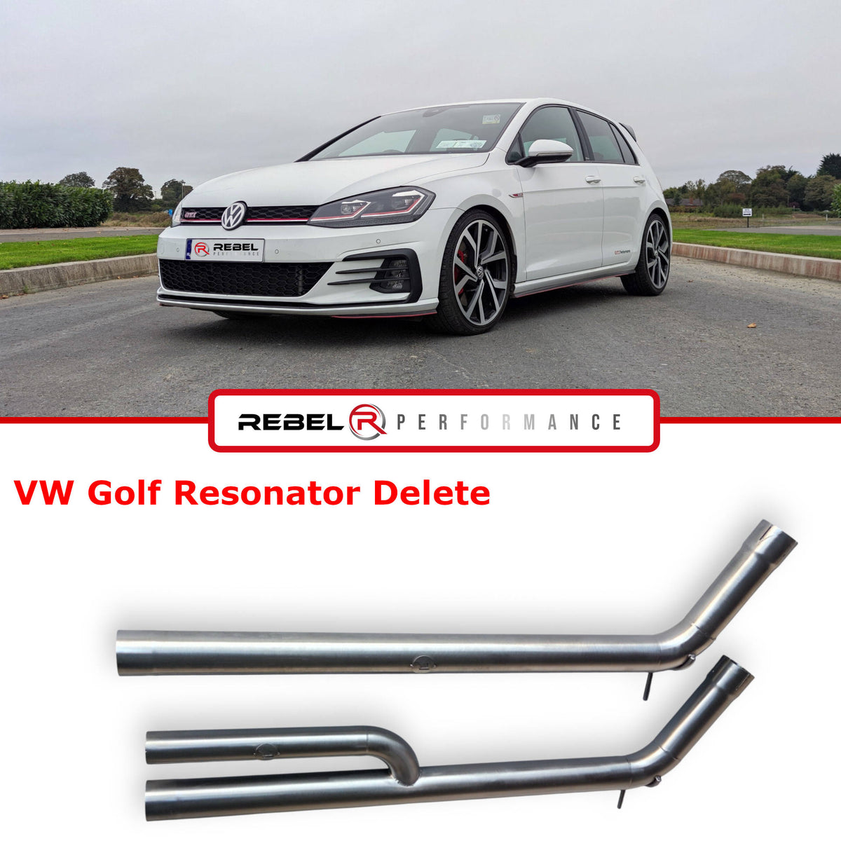 VW Golf Mk7 / Mk7.5 GTI Resonator Delete (Standard & Anti-Drone)